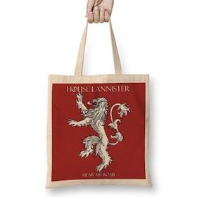 Humuts Game of Thrones House Lannister 2 Uzun Saplı Kadın Bez Çanta