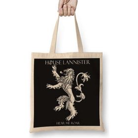 Humuts Game of Thrones House Lannister Uzun Saplı Kadın Bez Çanta