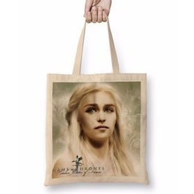 Humuts Game of Thrones Khaleesi Uzun Saplı Kadın Bez Çanta