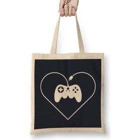 Humuts Gamer Fan D Pad Heart Bez Uzun Saplı Açık Bej Rengi Çanta