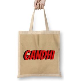Humuts Gandhi Quotes Gifts - Vintage Retro Rainbow Style Uzun Saplı Kadın Bez Çanta