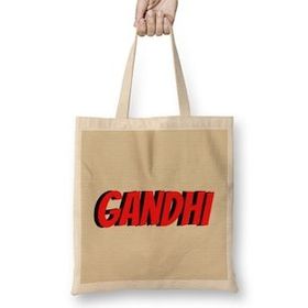Humuts Gandhi Quotes Gifts - Vintage Retro Rainbow Style Uzun Saplı Kadın Bez Çanta