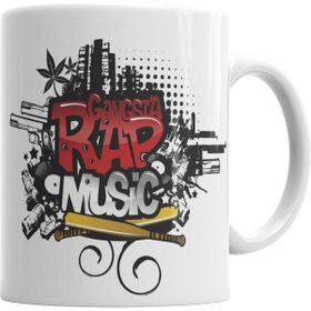 Humuts Gangsta Rap Music Müzik Kupa Bardak