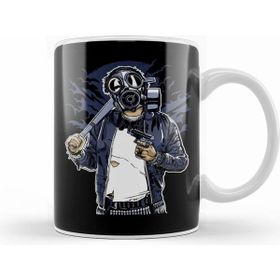 Humuts Gangster Gas Mask Bastard Bastard Kupa Bardak
