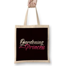 Humuts Gardening Princess Garden Lady Gardener Landscaper Plants Bez Uzun Saplı Açık Bej Rengi Çanta