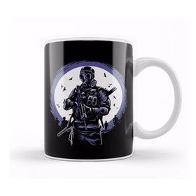 Humuts Gas Mask Soldier Kupa