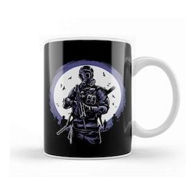 Humuts Gas Mask Soldier Kupa