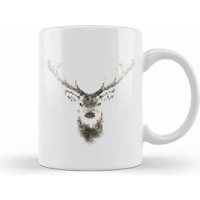 Humuts Geometric Animal Lion Kupa Bardak