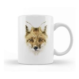Humuts Geometric Animal Lion Kupa Bardak