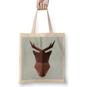 Humuts Geometric Animal Moose Bez Çanta