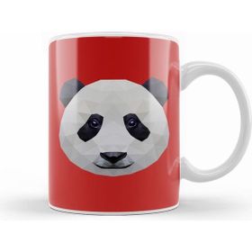 Humuts Geometric Animal Panda Kupa Bardak