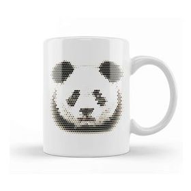 Humuts Geometric Animal Panda Kupa Bardak