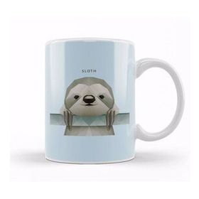 Humuts Geometric Animal Sloth Kupa Bardak