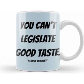 Humuts George Clooney Quotes Gift Vintage Retro Rainbow Style Kupa Bardak
