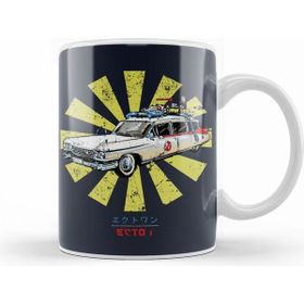 Humuts Ghostbusters Ecto 1 Retro Japanese Kupa Bardak