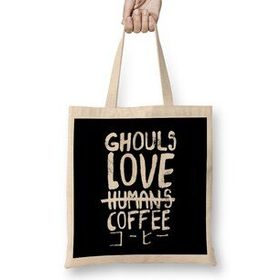 Humuts Ghouls love coffee Bez Kadın Günlük Çanta