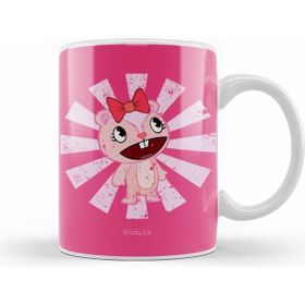 Humuts Giggles Retro Japanese Happy Tree Friends Kupa Bardak