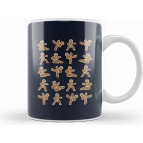 Humuts Gingerbread Man Ninjas Christmas Kupa Bardak