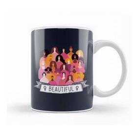 Humuts Girl Power Beautiful Banner Kupa Bardak