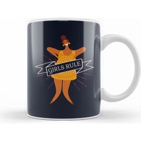 Humuts Girl Power Girls Rule Banner Kupa Bardak