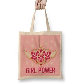 Humuts Girl Power Magical Girl Brooch Bez Uzun Saplı Açık Bej Rengi Çanta