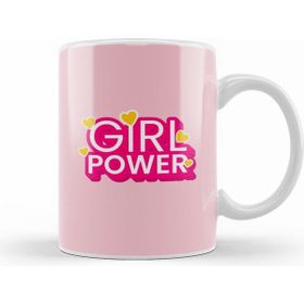 Humuts Girl Power Text Design Kupa Bardak
