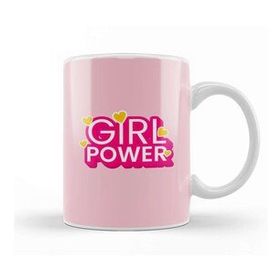 Humuts Girl Power Text Design Kupa Bardak