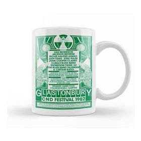 Humuts Glastonbury Festival 1982 Poster Kupa Bardak