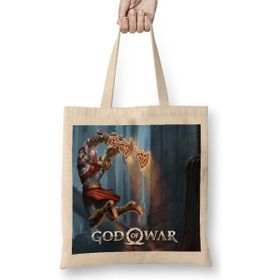 Humuts God of War 02 Uzun Saplı Açık Bej Bez Çanta