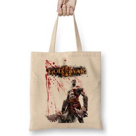 Humuts God of War Uzun Saplı Açık Bej Bez Çanta