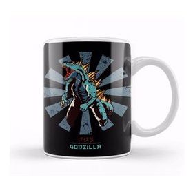 Humuts Godzilla Retro Japanese Kupa Bardak