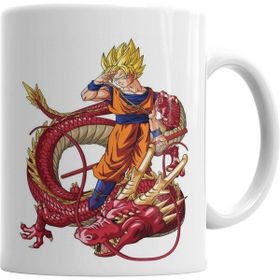 Humuts Goku Dragon Red Kupa Bardak