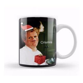Humuts Gordon Ramsay Crismis Christmas Sosig Kupa Bardak
