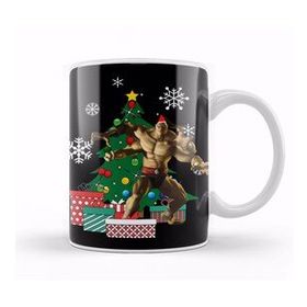 Humuts Goro Around The Christmas Tree Mortal Kombat Kupa Bardak