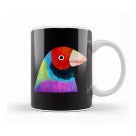 Humuts Gouldian Finch Bird 01 Kupa Bardak