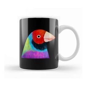 Humuts Gouldian Finch Bird 01 Kupa Bardak