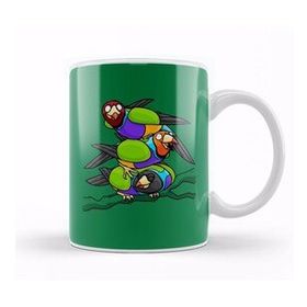 Humuts Gouldian Finches Tower Kupa Bardak