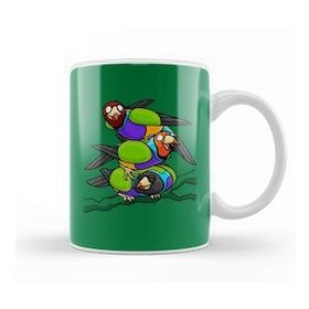 Humuts Gouldian Finches Tower Kupa Bardak