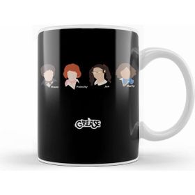 Humuts Grease Pink Ladies Movie Silhouette Kupa