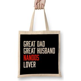 Humuts Great Dad Great Husband Nandos Lover Bez Çanta