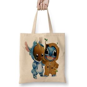 Humuts Groot E Stitch Açık Bej Uzun Saplı Bez Çanta