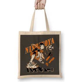 Humuts Guardian Deity Nishinoya Açık Bej Uzun Saplı Bez Çanta