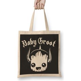 Humuts Guardians Of The Galaxy Baby Groot Motorhead Uzun Saplı Kadın Bez Çanta