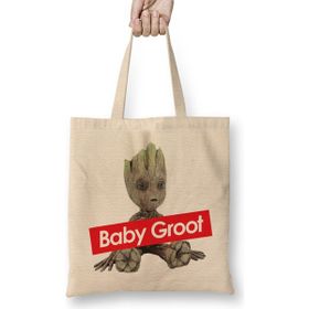 Humuts Guardians Of The Galaxy Baby Groot Supreme Uzun Saplı Kadın Bez Çanta