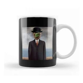 Humuts Guardians of the Galaxy Rene Magritte Son Of Man Kupa Bardak