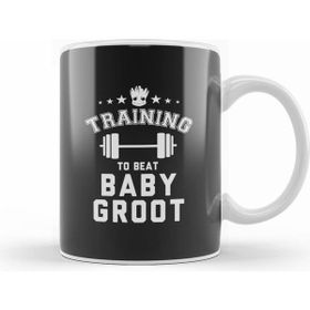 Humuts Guardians of the Galaxy Training To Beat Baby Groot Kupa Bardak