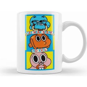 Humuts Gumball Darwin Anais No Evil 01 Kupa Bardak