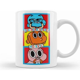 Humuts Gumball Darwin Anais No Evil 02 Kupa Bardak
