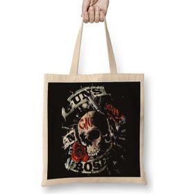 Humuts Guns N Roses Guns Roses Estampa Bez Çanta