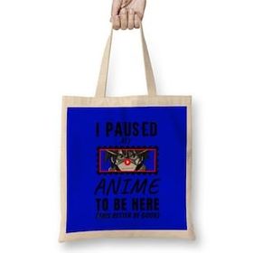 Humuts Gurren Lagann Sarcasm Funny Anime And Manga Otaku Lover Gift Uzun Saplı Bez Çanta